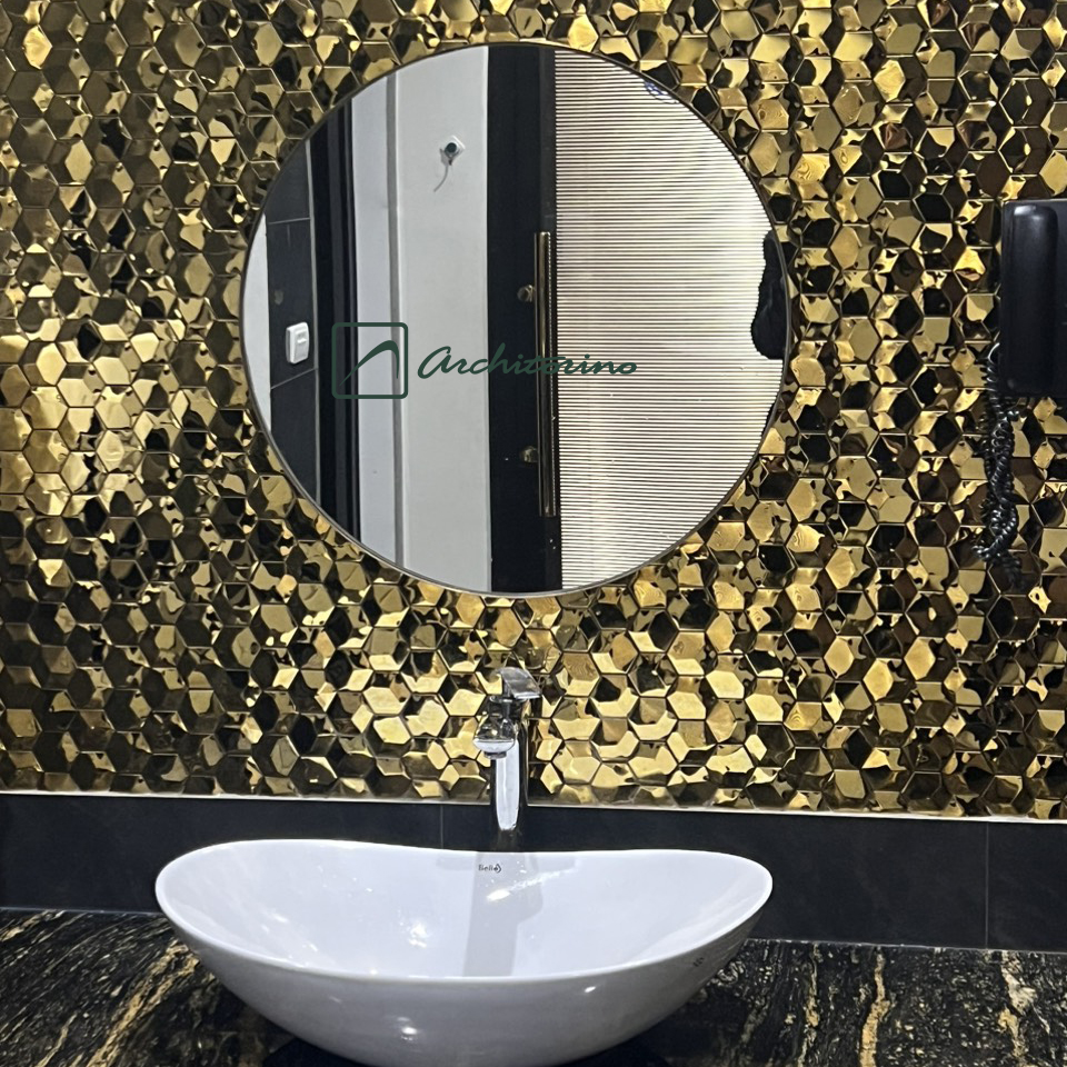 Gương Phòng Tắm Khung Mạ PVD architorino AIVD60