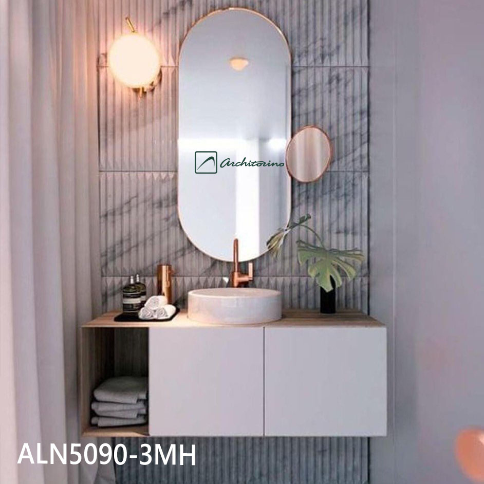 Gương Soi Nhà Tắm Có Đèn Led Cao Cấp ALN5090-3MH