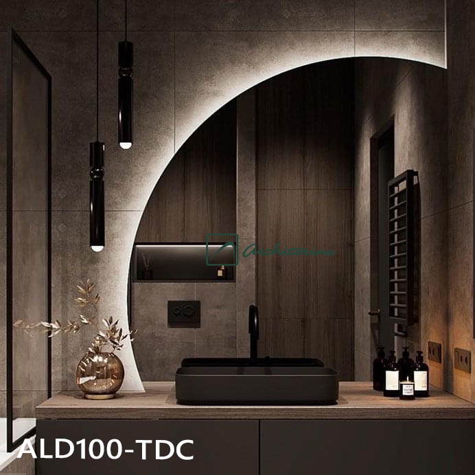 Gương Soi Nhà Tắm Có Đèn Led Cao Cấp  Decor  ALD100-TDC